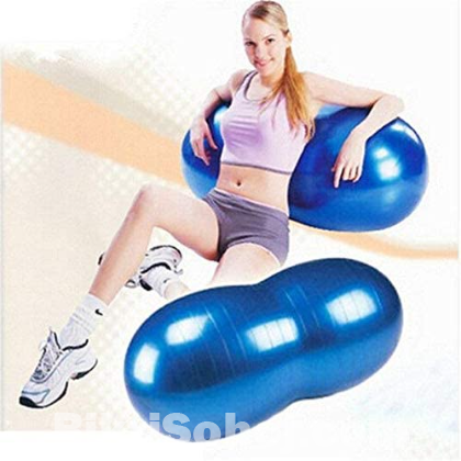 Peanut Capsule Exercise Gymnastic Ball - Multi-color